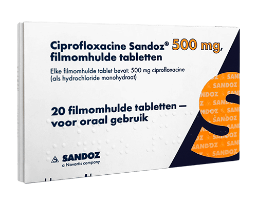 20 ciprofloxacin 500mg